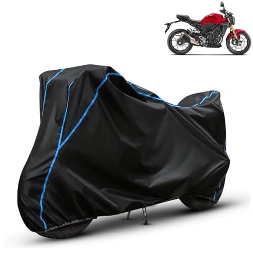 Image of Kerwa Waterproof Bike Cover Compatible with Honda CB300R | Dust Proof, UV-Resistant, All-Weather Protection Bike Body Cover, Windproof Elastic Bottom