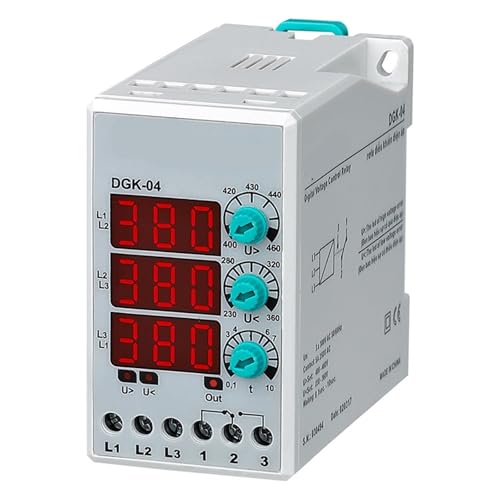 Relais de protection triphasé DGK-04 évitez les pannes de surtension 380V