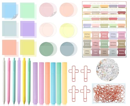 Cadeaux chrétiens pour femme avec fournitures d'étude de la Bible et notes