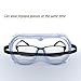 GGYNOU 8 * 18.5CM Goggles，Safety Glasses for Men Women，Wood Working Tools and Accessories(2PCS)