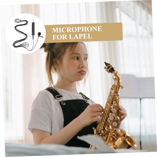 Microphone lavalier clip pour instruments avec cable pour scene et discours - 4