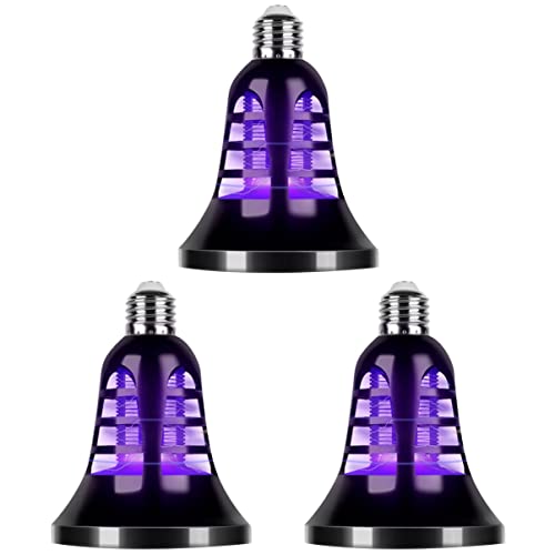 Pack de 3 lámparas LED portátiles para mosquitos K+ con luz púrpura eléctrica de interior para hogar 2