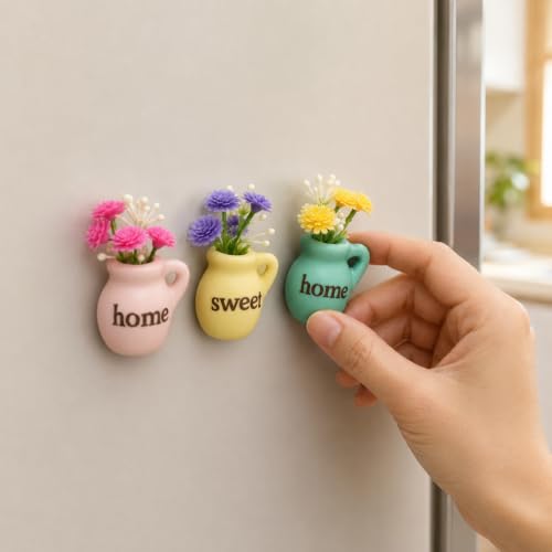 Housewarming Gifts for New Home, Mini Vase Magnets for Fridge, New Home Gifts - Image 2