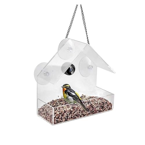 Smart Bird Feeder with Camera, 2Pcs Smart Bird House Pet Feeder...