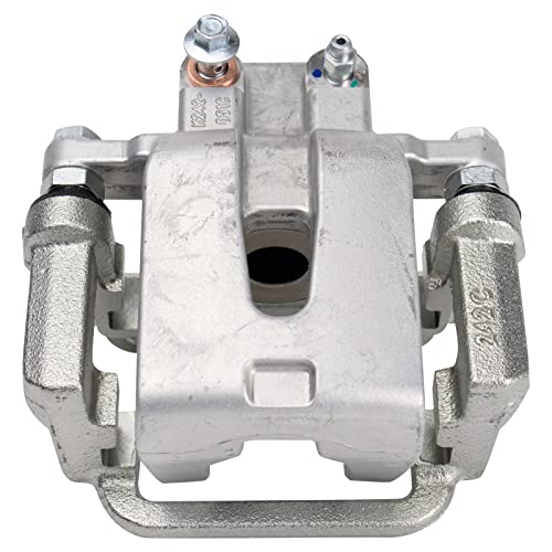 Image of TRQ Rear Driver and Passenger Side Brake Caliper Set Caliper Brackets Compatible with 05-09 Chrysler 300 C AWD 13-16 300 V8 5.7L RWD 09-16 Dodge Challenger RT 13-14 Charger V8 5.7L 11 Charger V8 5.7L