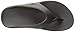 OOFOS Unisex Original Thong flip flop , Black, 8 M US Women /  6 M US Men's