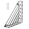 Tijdschriftenhouder, Nordic geometrisch ijzeren magazijnrek, tijdschriftenhouder muur, wandmand boek, krant periodiek…