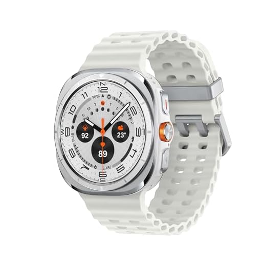 Samsung Galaxy Watch Ultra Smartwatch Galaxy AI, Resistenza estrema, Batteria a lunga durata, Sirena di emergenza, LTE, Cassa in titanio di grado aerospaziale 47mm Titanium White [Versione italiana]