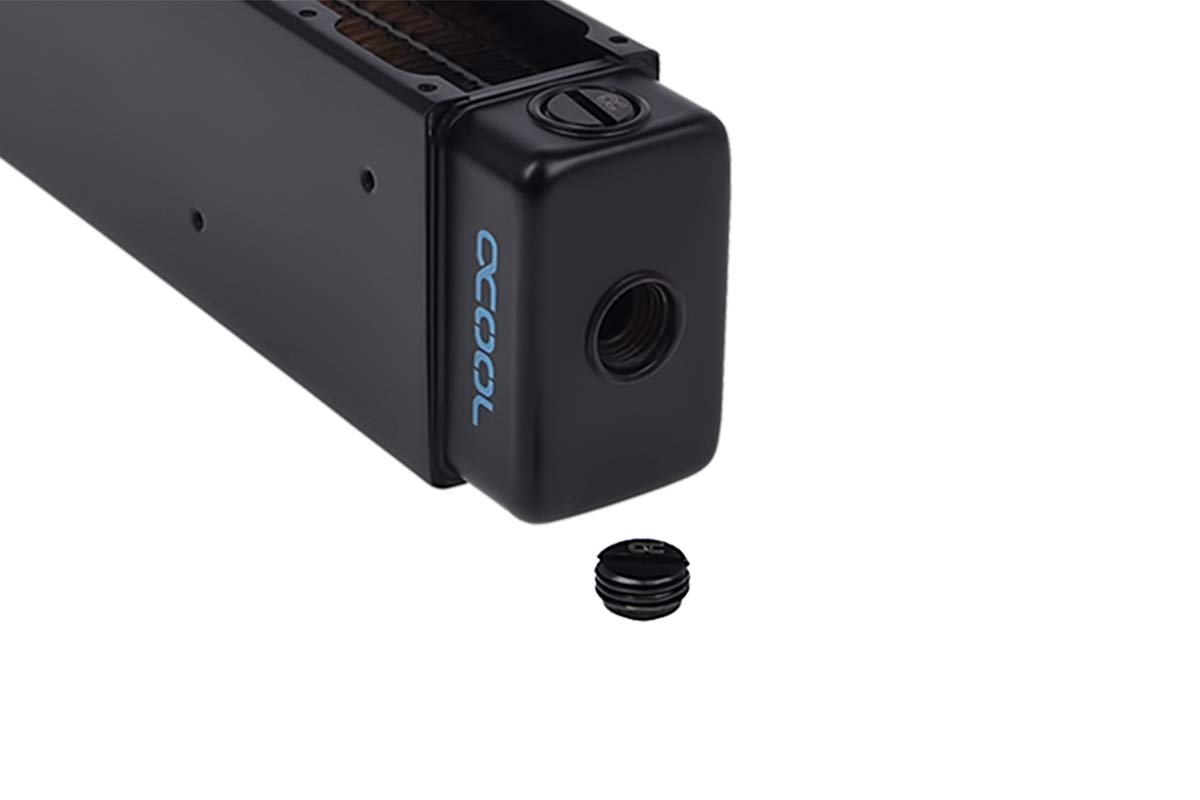 Alphacool NexXxoS UT60 Full Copper X-Flow 40 mm Dual Radiator chłodzenie wodą grzejniki 124 mm długość serwera radiator do serwerów, komputerów o wysokiej wydajności