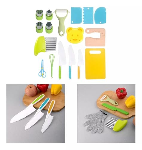 Kit 17 Peças Brinquedos De Cozinha Montessori