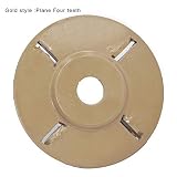 Glomixs Woodcarving Disk, Wood Turbo Carving Disk Tool Milling Tools for Angle G...
