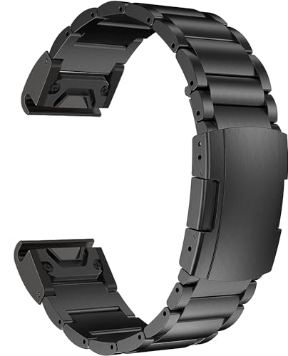 Bracelet en titane pour Garmin Fenix 7X 6X montre connectée 26mm