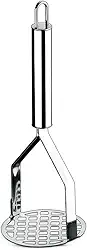 Amassador Espremedor De Batatas Feijão E legumes Inox Prata