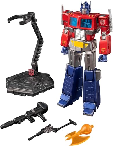 YOLOPARK Brinquedo Transformer Optimus Prime, Transformers G1 Optimus Prime, figura de ação com armamento melhorado, brinquedos colecionáveis para transformadores para maiores de 15 anos