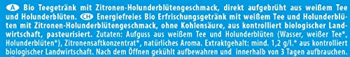 Foto von Pfanner Pure Tea Weißer Tee im Vorratspack – Direkt aufgebrühter BIO weißer Tee und Holunderblüte mit Zitronensaft – Zuckerfrei, zero und natürlich ohne Süßstoff (6 x 1 l)