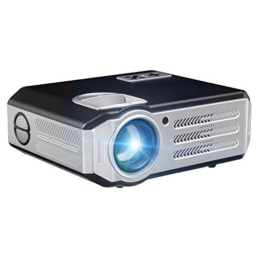 iCODIS RD-817 Video Projector, Supports 1080P, 3500 Lumens LCD, HD Resolution, 2000:1 Contrast Ratio, Multimedia Home Theater Digital Projector.