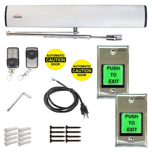 Buy Visionis VIS7341 Electric Automatic Door Opener + Closer for 440lb Out Swing Doors + Built