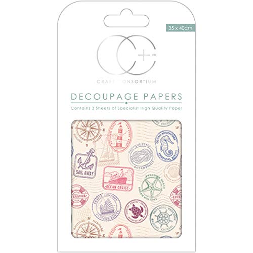 Craft Consortium Decoupage Papers 13.75