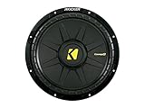 12? Subwoofer de 30 cm Kicker CWD12 Subwoofer Driver 300W - Subwoofer para Coche (Subwoofer Driver, Passive subwoofer, 300 W, 600 W, 88,3 dB, 4 Ω)