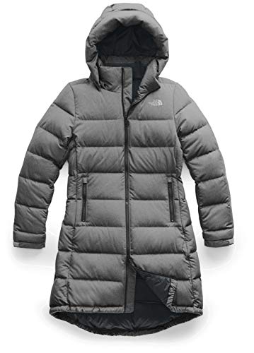 The North Face Women s Metropolis Insulated Parka III - Long Winter Coat, TNF Medium Grey Heather, L