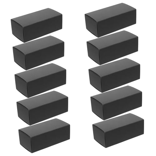Zerodeko 10個 折りたたみ牛皮紙製化粧品包装ボックス 小物収納用軽量ラッピング箱 リップスティック 精油瓶対応 おしゃれでコンパクトな パ