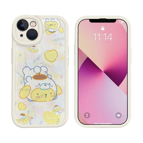 ポムポムプリン スマホケース iphone 14 pro 全機種対応 携帯ケース ケース 全面保護 かわいい