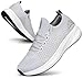 Puweco Scarpe Donna Running Sneakers Comode Tennis Leggero e Traspirante Tempo Libero Fitness Palestra Scarpe