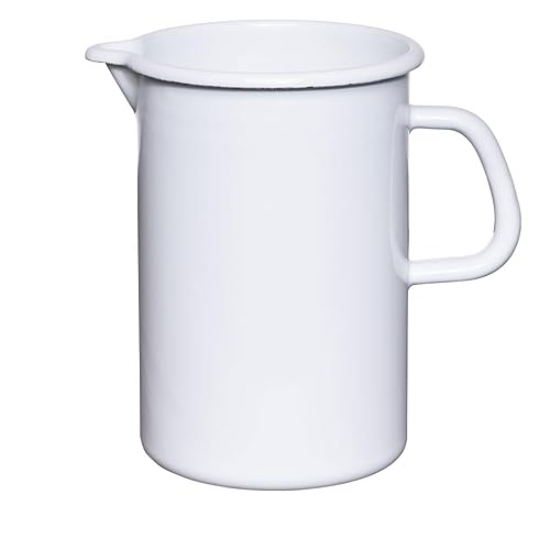 Riess, 2176-033, Krug 2 l, Klassisch, WEISS, Weiß, Vol. (rec.): 2,0 Liter, Made in Österreich, LBH: 19,6x13,6x19,0cm, 0,678kg, Krug, Hitzebeständig, Kompakt, Kratzfest, Schmutzabweisend