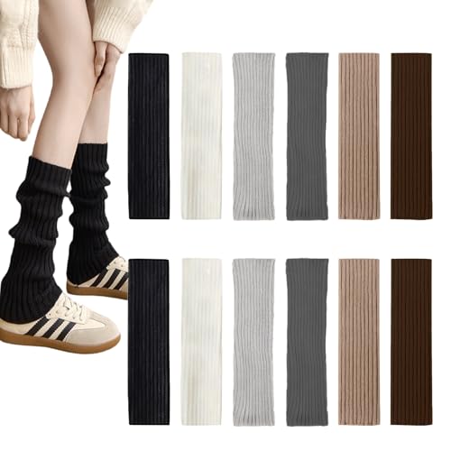 6 Paia Scaldamuscoli Donna Leg Warmers Scaldamuscoli Donna Leg Warmers
