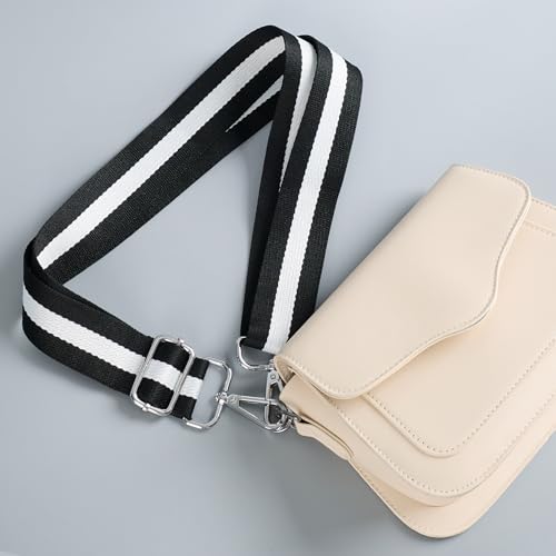 Image of chushui Silver Hardware Purse Strap,Replacement Crossbody Adjustable Shoulder Strap for Handbag Bag