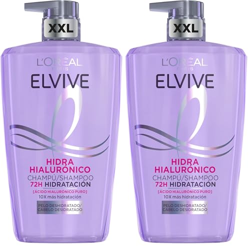 L'Oréal Paris Elvive Hidra Hialurónico Champú 72h de Hidratación 1L