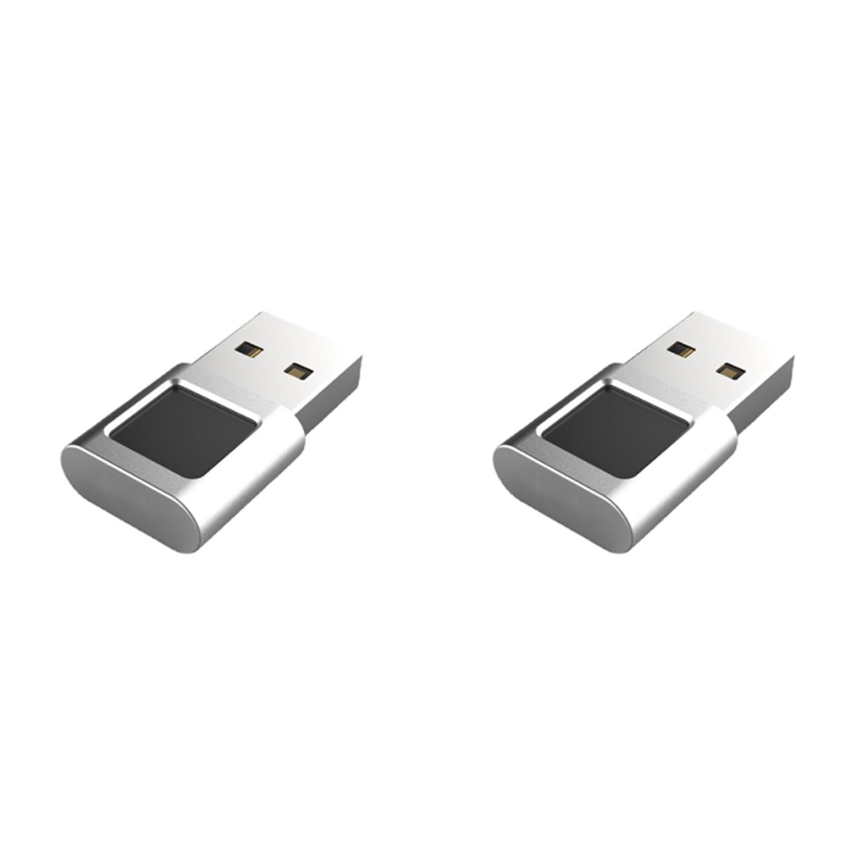 2X Mini USB Módulo Lector de Dactilares Dispositivo Escáner Biométrico para Windows 10/11/Hello Dongle Portátiles PC Llave de Seguridad USB