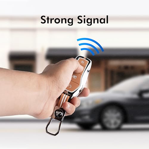 Image of SHOPOFLUX Metal Car Key Cover Compatible for BYD Atto 3 - Black