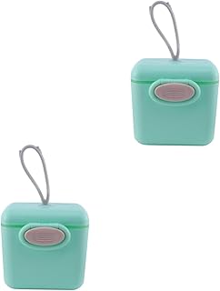 Toyvian 2Pcs Recipientes De Caixa De Leite Em Pó Para Alimentos Dispensador De Fórmula De Viagem Recipientes De Alimentos Dispensador De Fórmula De Bebê Dispensador De Leite De Fórmula