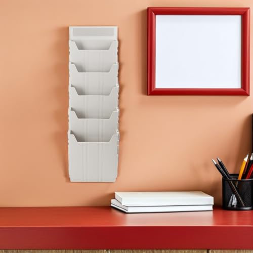Organiseur mural extensible en PP avec 5 compartiments réglables - 3