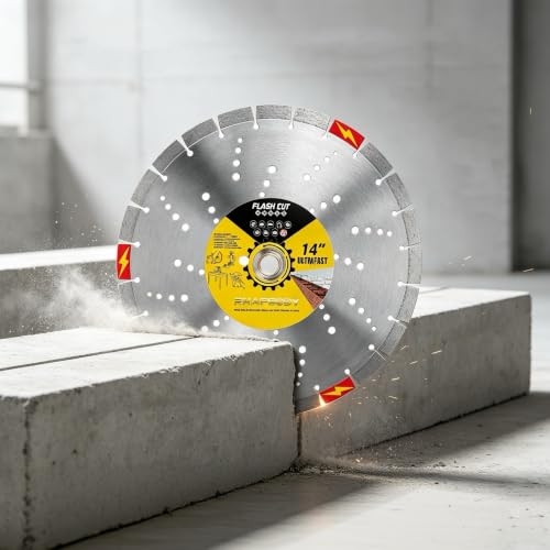 RHAPSODY 14Inch Ultrafast Diamond Saw Blade,Segmented General Purpose Blade