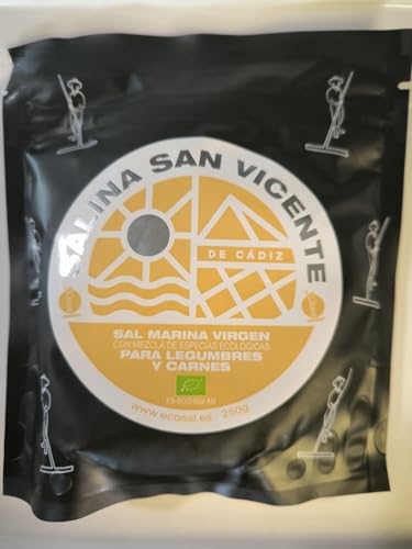 Sal Gourmet Virgen con Especias Ecologicas (250gr, legumbres y carnes)