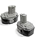 2 x ExpertPower 18v 3000mAh NiMh Extended Battery for Makita 1823 1833 1834 1835 1835F 192828-1 192829-9 193061-8 193102-0 193140-2 193159-1 193783-0