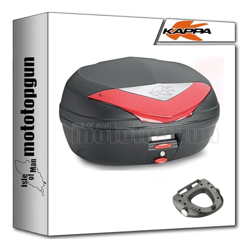 Kappa K466N top case avec support pour ranger deux casques sur Kawasaki ER6