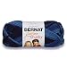 Bernat Softee Chunky Ombre Yarn, Denim, Single Ball