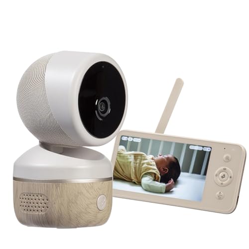 Maxi-Cosi See2 Plus Video Babyphone mit Kamera und Nachtsicht App-Anbindung CryAssist Ultra HD (2K) Video 5 5-Display Temperatur- und Feuchtigkeitstracker Teil von Maxi-Cosi Connected Home