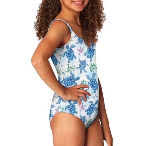 One Piece Bathing Suit for Teen Girls Comfy Crewneck Backless Bathing Suit3