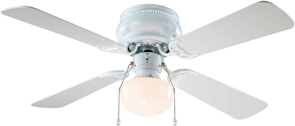 Boston Harbor 42-742t-sh-en-wh Ceiling Fan, White, 42"