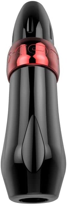 FK Irons Spektra Xion - Tattoo Machine with Interchangeable Stroke (3.2/3.7 mm) - Red (Ruby) - 6 W MotorBolt - 153 g - Compatible with Most Power Supplies