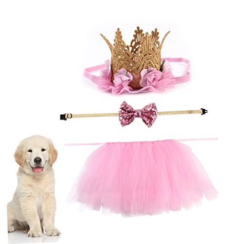 3 piezas disfraz divertido para perro set fiesta miniatura 6