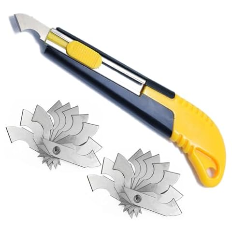 Zaky Professional Acrylic Cutter Blade Set Plastic Cutting Tool Multi-Use Cutter with Cutting Blade 21 pcs Cover