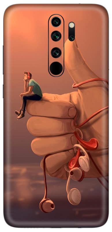 Image of Mobile Skin Sticker Compatible with Redmi Note 8 Pro Skin Not Back Cover, Camera & Back Protector Mobile Skin Wrap; Redmi Note 8 Pro-KE-371