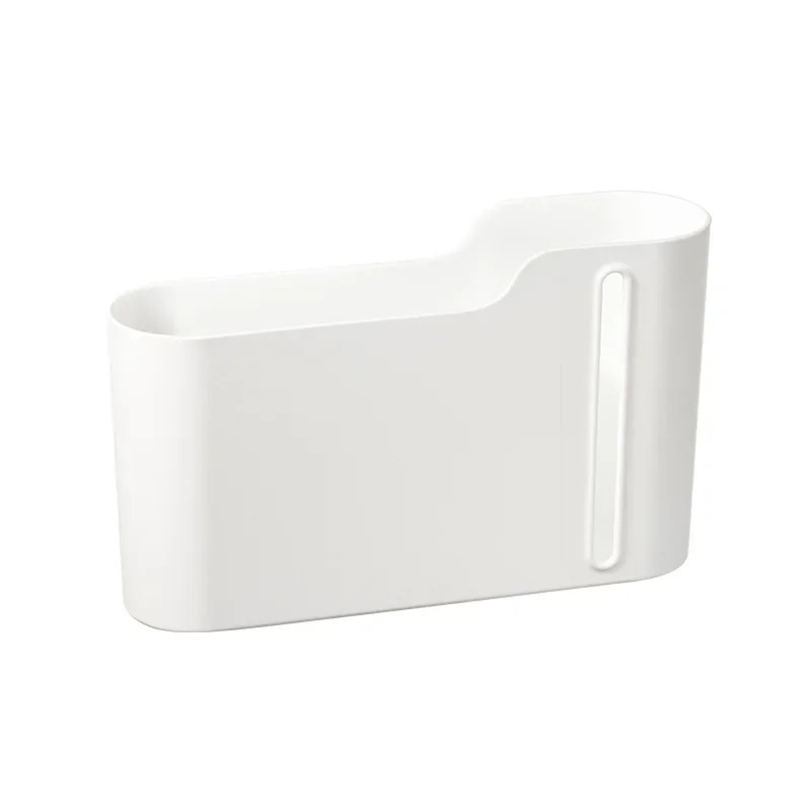 Caja de Almacenamiento Bolsas Basura, Caja montada en la Pared for Cocina, Puerta Armario Multifuncional, Organizador baño, 2 uds