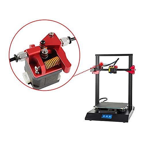 Lysee 3D Printer Parts & Accessories - Aluminum Dual Gear Extruder Upgrade Kit for CR-10 CR-10S 3D Printer New Arrival - (Color: A)