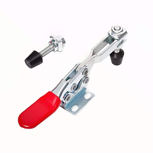 4 Packs 500Lb Toggle Clamp, Kinjoek 225D Quick Release Horizontal Clamp Hand Tools #TOP5